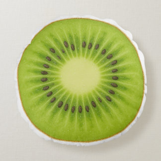 Kiwifruit Round Pillow Rund Kudde