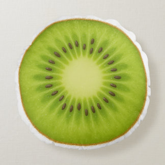 Kiwifruit Round Pillow Rund Kudde