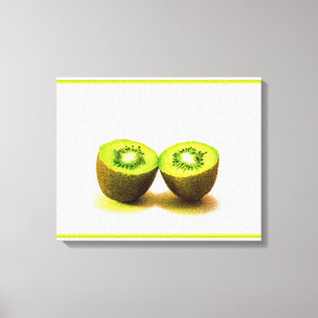 "Kiwifrukt" Cute Photo. Köp nu Canvastryck (Framsida)