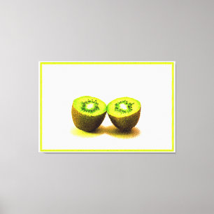 "Kiwifrukt" Cute Photo. Köp nu Canvastryck