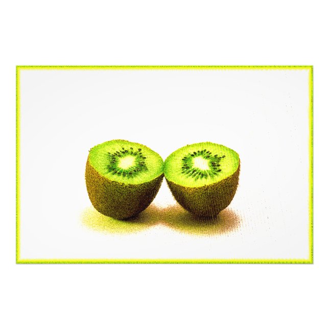 "Kiwifrukt" Cute Photo. Köp nu Fototryck (Framsidan)