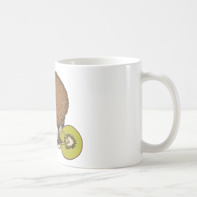 Kiwiridningcykel med Kiwihjul Kaffemugg (Höger)