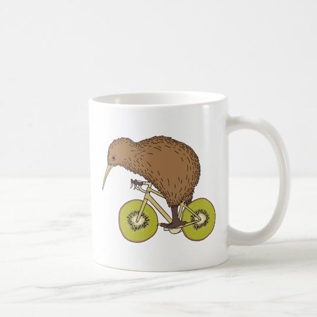 Kiwiridningcykel med Kiwihjul Kaffemugg (Höger)