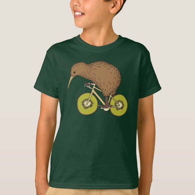 Kiwiridningcykel med Kiwihjul Tröja (Framsida)