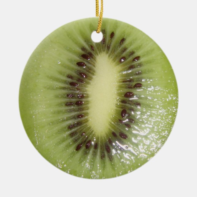 Kiwiskiva Julgransprydnad Keramik (Framsidan)