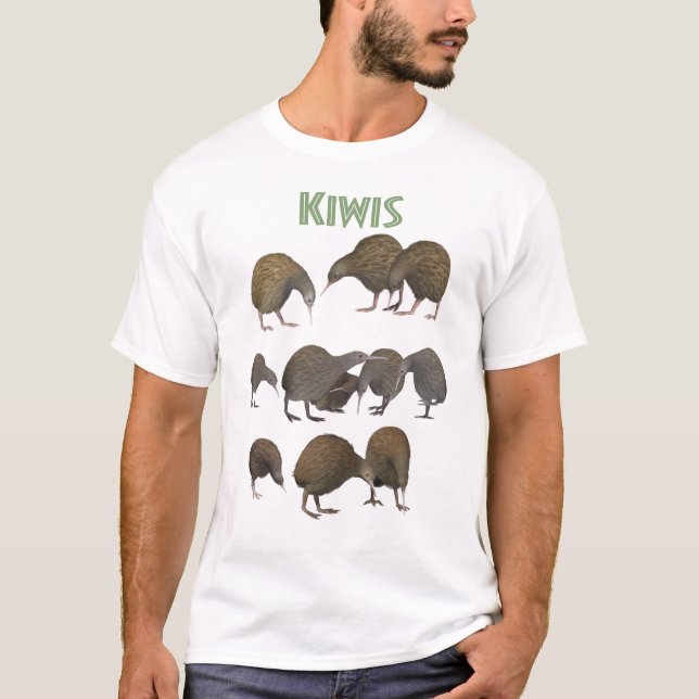 Kiwisskjorta T-shirt (Framsida)