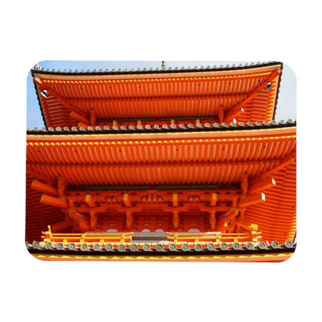 Kiyomizu-dera temple, Kyoto, Japan Magnet (Horisontell)