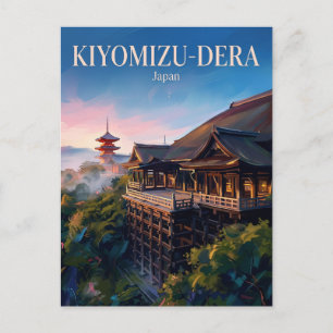 Kiyomizu-dera-templet Japan Vykort