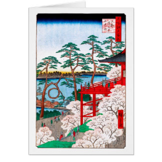 Kiyomizu Hall, Shinobazu Pond Hiroshige Fine Art OBS Kort