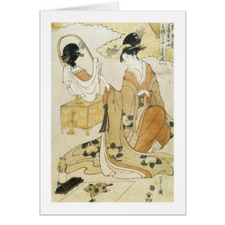 Kiyomoris dotter, Eishi, 1790-talet Hälsningskort