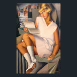 Kizette en Ro | Tamara de Lempicka | Fototryck<br><div class="desc">Kizette en Ro är en 1926-målning av Tamara de Lempicka.</div>