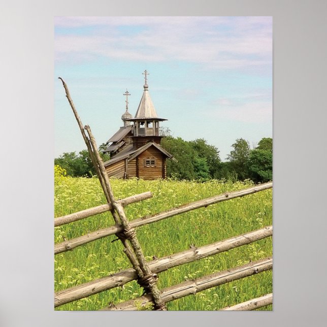 Kizhi Island Church Poster (Framsidan)