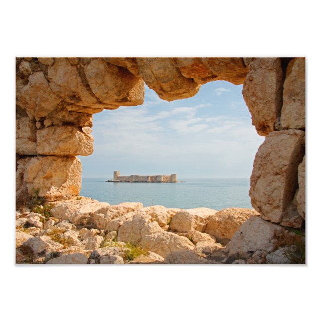 Kizkalesi, Turkiet Fototryck (Framsidan)