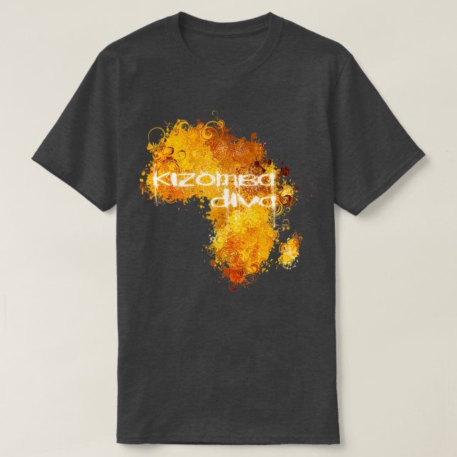 Kizomba diva t shirt (Design framsida)