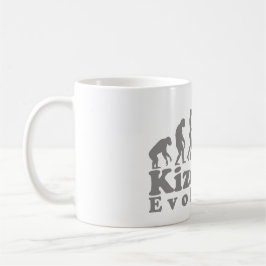 Kizomba Evolution Grått Logotyp Kaffemugg