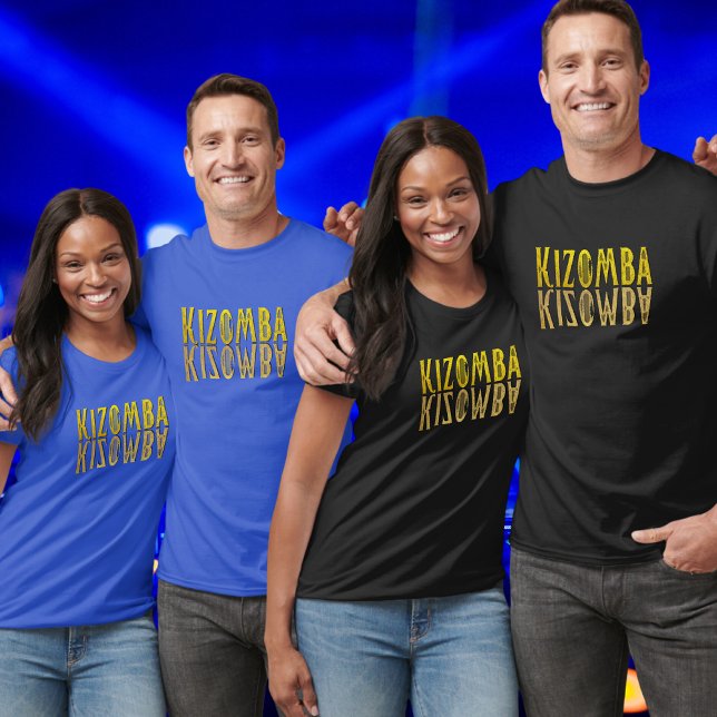 Kizomba guld gult t shirt (Skapare uppladdad)