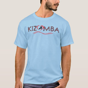 Kizomba hjärta kopplar ihop T-tröja Tee Shirt