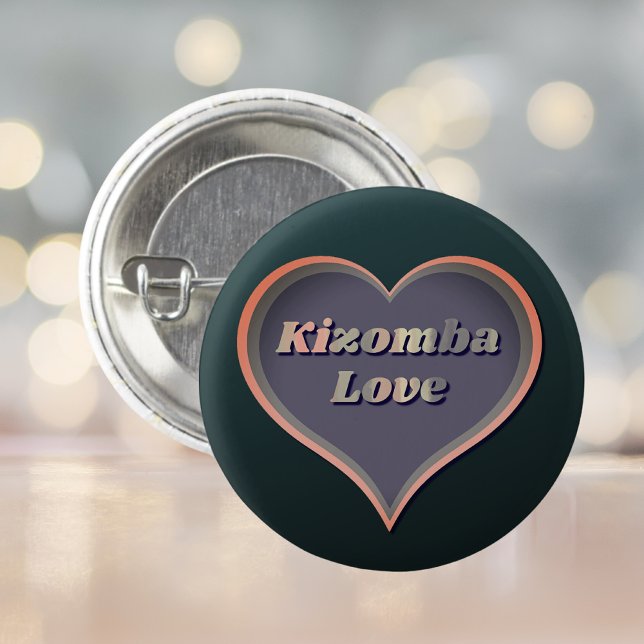 Kizomba Kärlek Heart Knapp (Skapare uppladdad)
