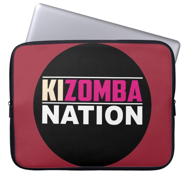 Kizomba nation laptop sleeve (Framsidan)