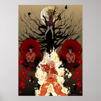 Kizumonogatari-filmen Poster