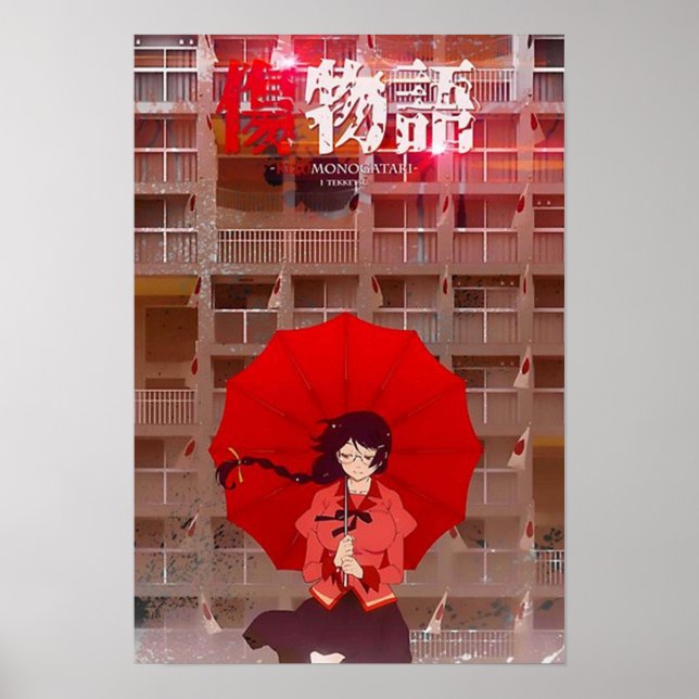 Kizumonogatari Tekketsu Poster (Framsidan)