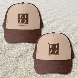 Kizz Kizomba Dance logotyp Cappie Brown Hat Keps