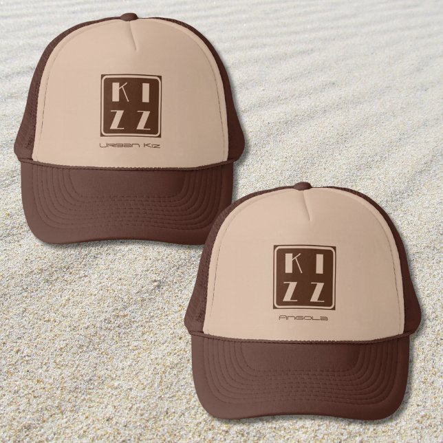 Kizz Kizomba Dance logotyp Cappie Brown Hat Keps (Skapare uppladdad)