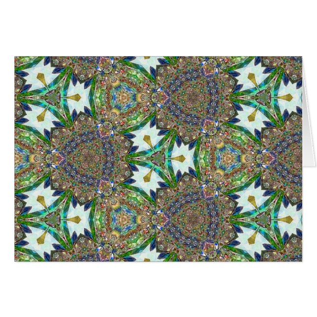 Kjolmönster Hälsningskort (Framsidan Horizontal)