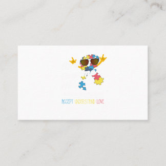 Kjortor för att öka medvetenheten om autism: Autis Visitkort