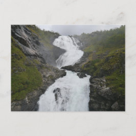 Kjosfossen Waterfall, Flåm, Norge Vykort