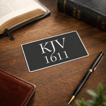 KJV 1611 Svart och Vitt Kristet