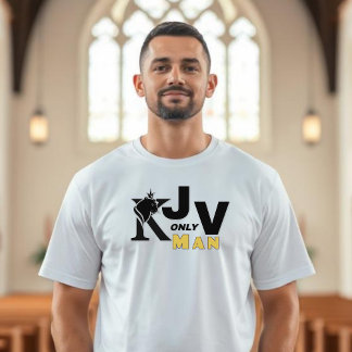 KJV Endast Man - Krönt Lejon T Shirt