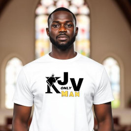 KJV Endast Man - Krönt Lejon T-Shirt