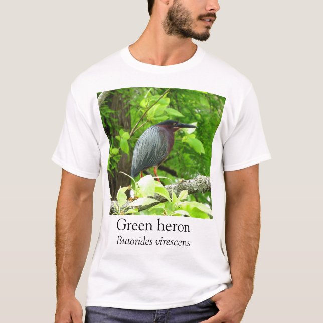 KK - Grönt Heron T Shirt (Framsida)