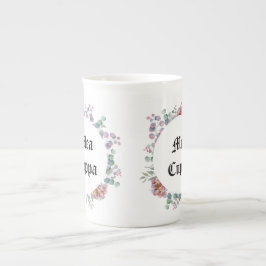 Kkatolsk Mea Cuppa Blommigt Benporslin Mugg