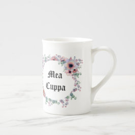 Kkatolsk Mea Cuppa Blommigt Benporslin Mugg