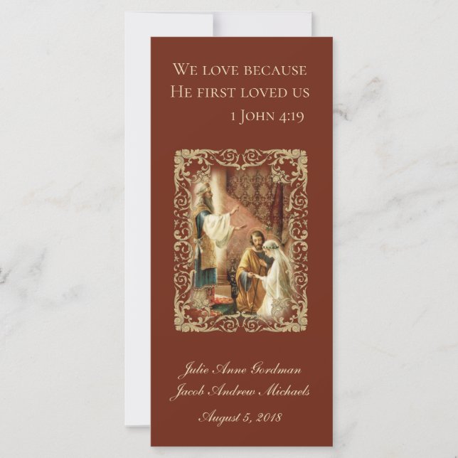 Kkatolskt bröllop - favoritskript - groom (Framsida)