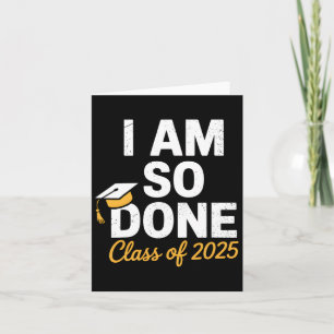 Kl. 2025 är jag så klar i Studenten för hans Sen Kort