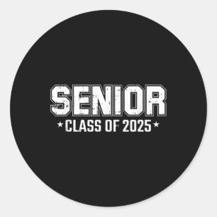 Kl. 2025 års högre högskola i Studenten G Runt Klistermärke