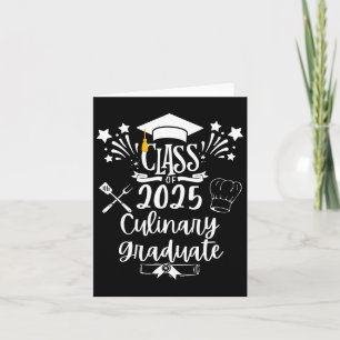 Kl. 2025: Culinary Student Culinary Chef Graduat Kort