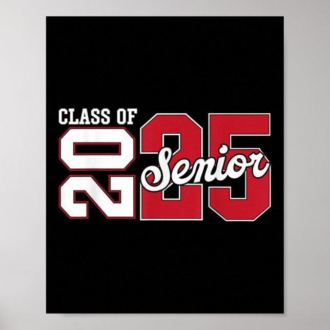 Kl 2025: Högre Studenten 2025 år 2025 Poster (Framsidan)