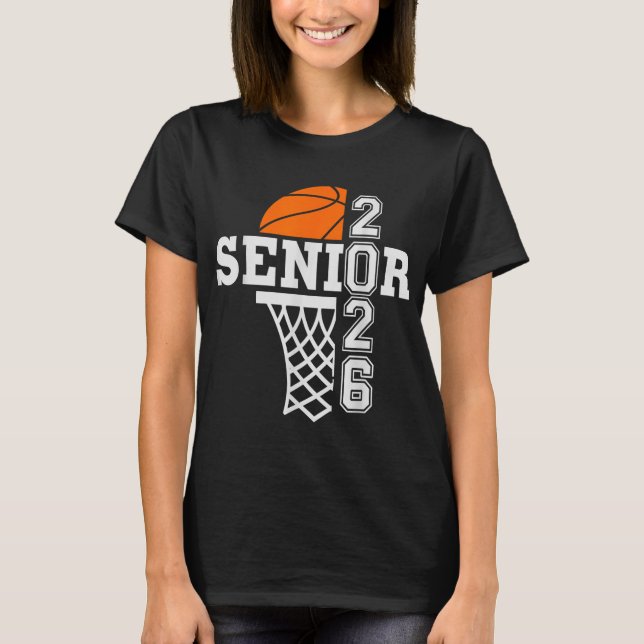 Kl 2026: Basketball Senior 26-spelarteam Gradua T Shirt (Framsida)