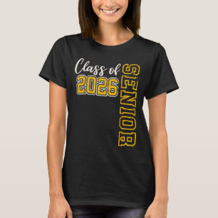 Kl 2026: Högre 26 Studenten, svart T Shirt