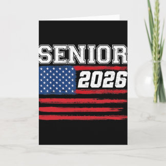 Kl 2026 Senior Ck Till Skolan Amerikansk Flagga Ex Kort