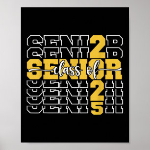 Kl av 2025 års högre examen 2025 Back to school 20 Poster