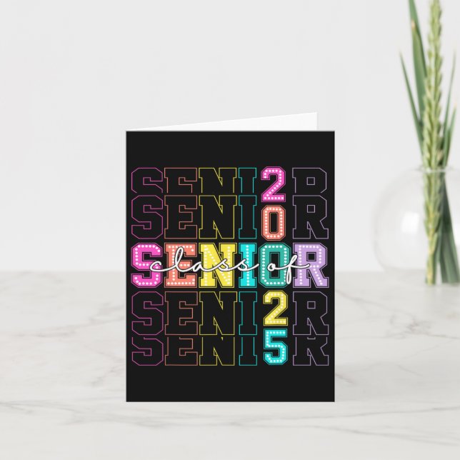 Kl av 2025 års ledande befattning 2025 Studenten-M Kort (Framsida)