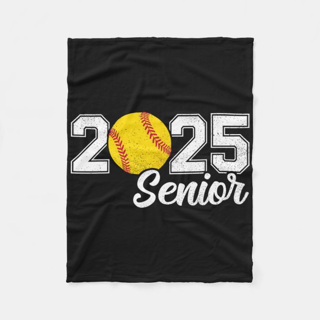 Kl av 2025 Softll Senior Retro Senior 2025 Softll  Fleecefilt (Framsidan)