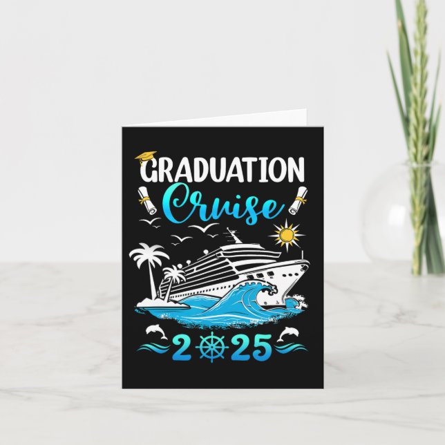 Kl av 2025 Studenten, högre Student Vaca Kort (Framsida)