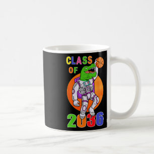 Kl av 2036 års tillväxt med Astronaut Dinosaur T- Kaffemugg