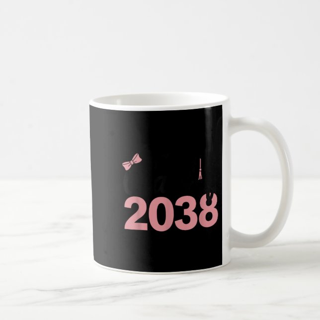 Kl av 2038 års tillväxt med mig Kindergarten Rosa  Kaffemugg (Höger)